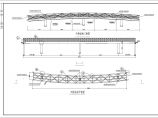 某商场内过街天桥结构设计施工图纸图片1