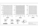 某工程小型网架屋面结构设计施工图图片1
