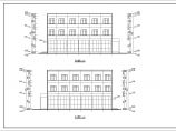 某地三层框架结构行政服务楼建筑设计施工图纸图片1