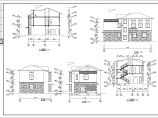 某新农村两层带阁楼别墅建筑设计方案图图片1
