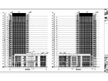 某地24层框架核心筒结构酒店建筑设计方案图片1