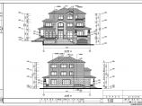 三层别墅建筑施工设计图纸（带地下室）图片1