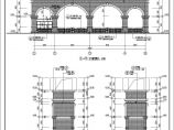 某地框架结构欧式大门建筑方案设计图图片1