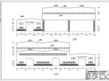 江西某造船公司重型钢结构双层吊车厂房结构图图片1