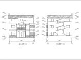 某地二层框架结构农村别墅建筑结构施工图图片1