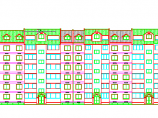 某地区多层住宅楼标准层及立面施工设计图纸图片1