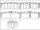某地区4×21M跨有吊车钢结构厂房设计施工图图片1