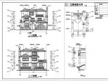 茶陵县3层砖混结构别墅建筑和给排水建筑施工图图片1