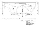 某隧道工程洞门全套设计CAD平剖立面图图片1