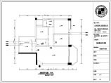 广州多层框架结构住宅三室两厅装修施工图（局部效果图）图片1