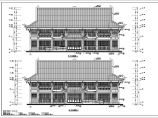【湖北】二层框架结构仿古建商业门面建筑方案图图片1
