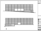 两层框架抗震墙结构全民健身中心结构施工图（含建筑图）图片1