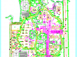 某地大学东湖分校新校区总平面规划图图片1