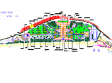 某宽阔广场水景全套景观CAD设计施工图图片1