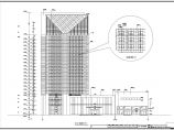 某五星级高档商务高层酒店建筑CAD全套设计施工图（含设计说明、标注精确）图片1
