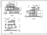 某三层砖混结构别墅建筑结构施工图图片1
