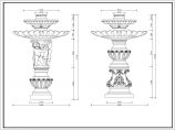 欧式设计中通用罗马柱CAD图库大全图片1