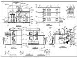 三层带观景台新农村别墅建筑设计图图片1