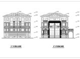 多种框架结构独栋别墅建筑设计方案图纸图片1