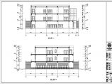 某地三层框架结构学生及员工食堂建筑设计方案图纸图片1