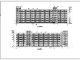 天津六层框架结构宿舍楼建筑设计施工图图片1
