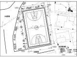某地区室外标准篮球场建筑设计施工图图片1