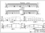 南充市蓬安县框架结构厂房结构施工图（屋顶为轻钢结构）图片1