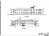 某小学两层底框结构教学楼建筑设计施工图图片1