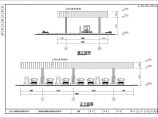 某地区高速公路收费站网架结构设计图纸图片1