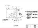 某小区轻型钢棚顶自行车棚施工图纸图片1