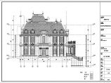 某地区地上四层框架结构别墅建筑施工图图片1