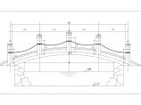 我国常见木拱桥cad施工设计图纸图片1