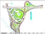浙江杭州大型立交互通绿化设计图（带3D文件）图片1