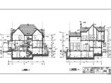 龙湖白云渡两层带地下室别墅建筑设计施工图图片1