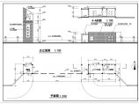 广东药学院赤岗校区大门围墙建施图（附效果图）。。图片1