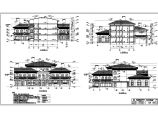 河南某地三层框架结构幼儿园建筑设计施工图纸图片1