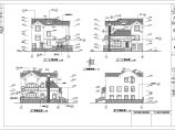 三层独立别墅建筑结构施工图(含给排水、电气）图片1