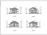 带车库朴素二层实用二层农村房屋建筑设计图图片1