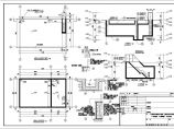 某室外地下消防水池设计施工图全套CAD图纸图片1
