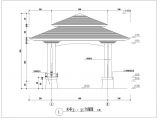 【湖南】某现代式双层木亭设计施工图图片1