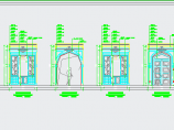 【浙江】美式风格两层别墅样板房室内装修施工图（含实景效果图）图片1