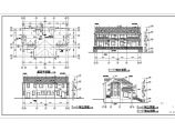 某332.7平米二层框架结构双拼别墅建筑设计图（长18.8米 宽11.6米）图片1
