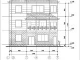某地区三层框架结构农村住宅楼建筑设计方案图片1
