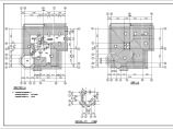 砌体结构双层楼体施工CAD剖面图图片1