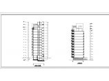 某十二层板式住宅（顶层复式）建筑施工图图片1
