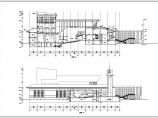某地三层框架结构文化中心建筑设计方案图图片1