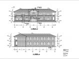 某地二层框架结构管理房建筑施工图图片1