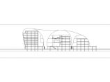 某地9层框架结构文化中心建筑设计平面图（不规则形状）图片1