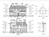 某地区二层带阁楼别墅建筑设计施工图（含结构设计）图片1