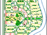 某大型现代居住小区详细规划设计总平面图图片1